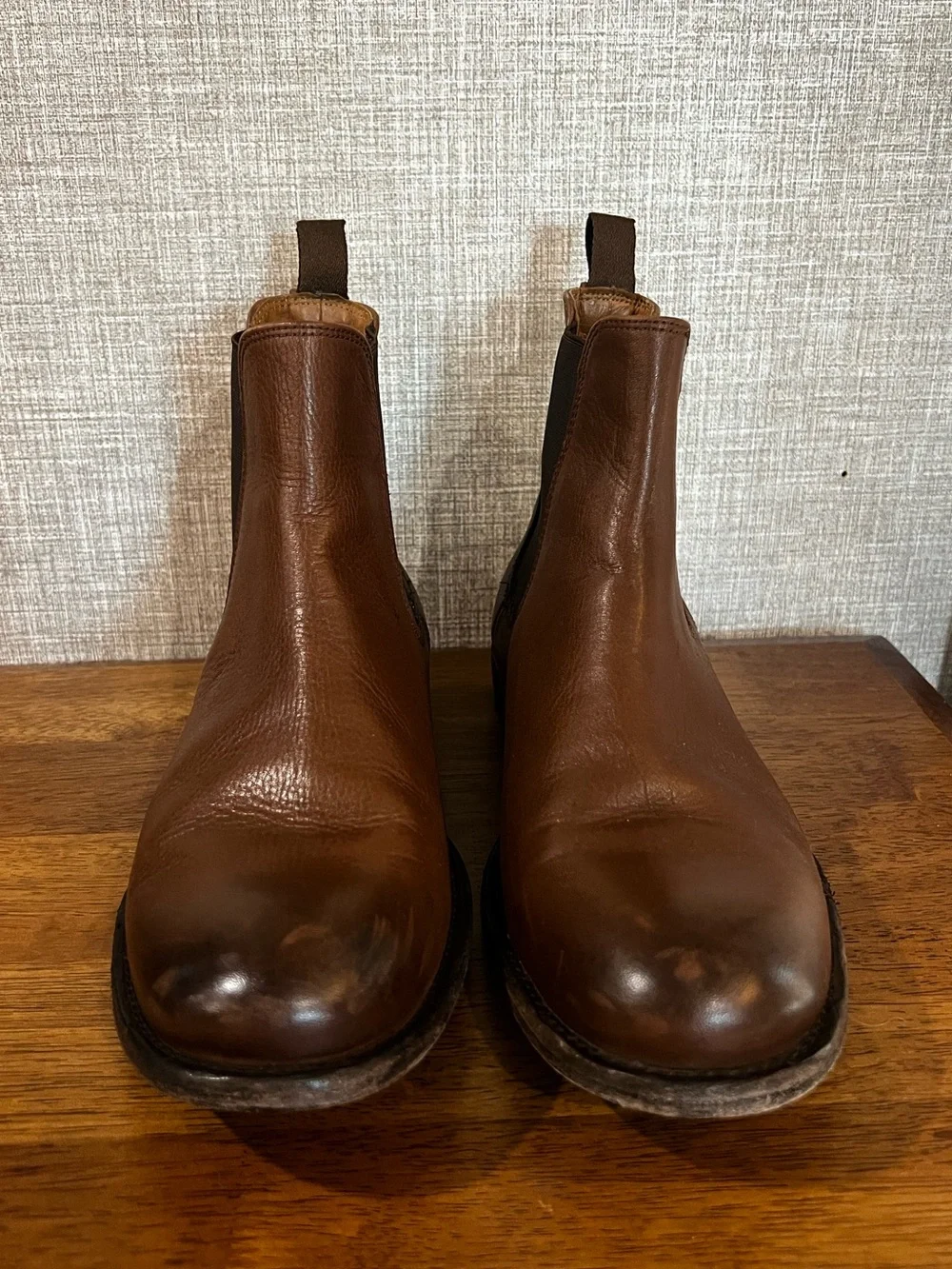 FRYE Tyler Flex Chelsea Boots - Cognac - Men’s 8.5